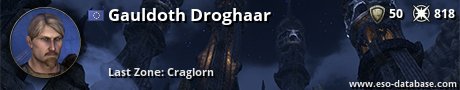 Signatur von Gauldoth Droghaar