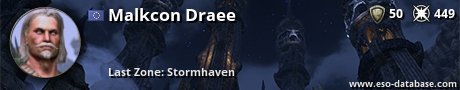 Signatur von Malkcon Draee
