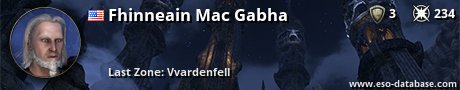 Signatur von Fhinneain Mac Gabha