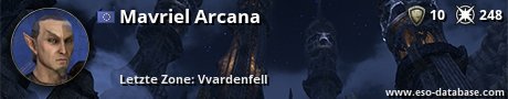 Signatur von Mavriel Arcana