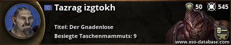 Signatur von Tazrag izgtokh