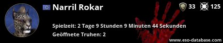 Signatur von Narril Rokar