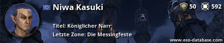 Signatur von Niwa Kasuki