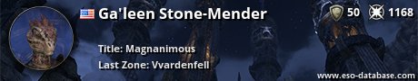 Signatur von Ga'leen Stone-Mender