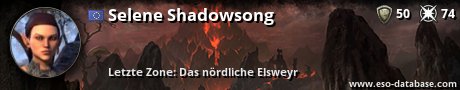Signatur von Selene Shadowsong