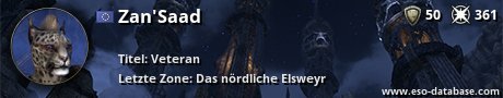 Signatur von Zan'Saad