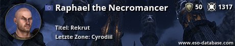Signatur von Raphael the Necromancer