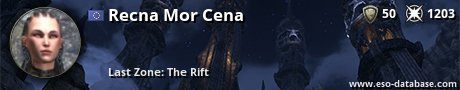 Signatur von Recna Mor Cena