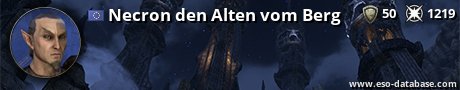 Signatur von Necron den Alten vom Berg