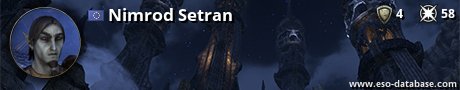 Signatur von Nimrod Setran
