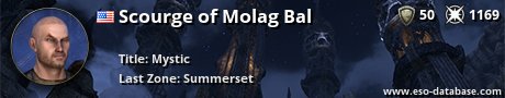 Signatur von Scourge of Molag Bal