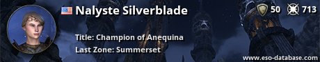 Signatur von Nalyste Silverblade