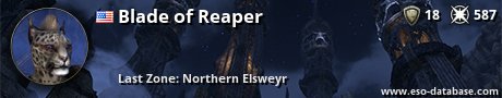 Signatur von Blade of Reaper