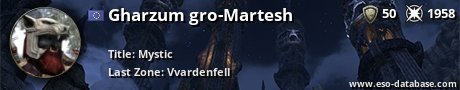 Signatur von Gharzum gro-Martesh