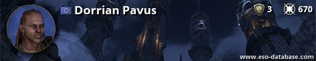 Signatur von Dorrian Pavus