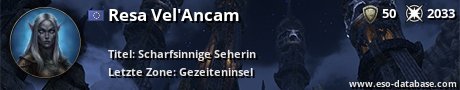 Signatur von Resa Vel'Ancam