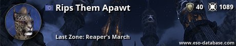 Signatur von Rips Them Apawt