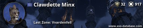 Signatur von Clawdette Minx