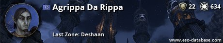 Signatur von Agrippa Da Rippa