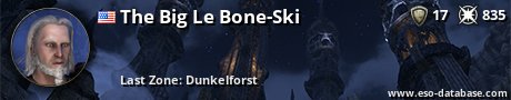Signatur von The Big Le Bone-Ski