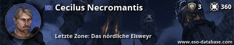 Signatur von Cecilus Necromantis