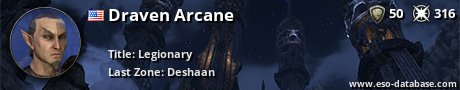 Signatur von Draven Arcane