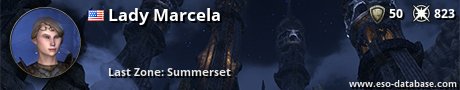 Signatur von Lady Marcela