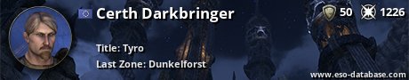 Signatur von Certh Darkbringer