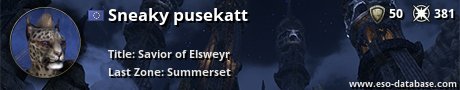Signatur von Sneaky pusekatt