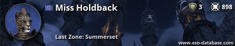Signatur von Miss Holdback