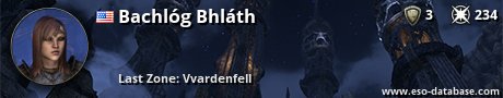 Signatur von Bachlóg Bhláth