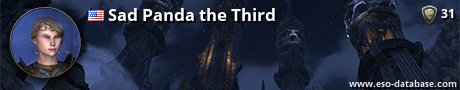 Signatur von Sad Panda the Third