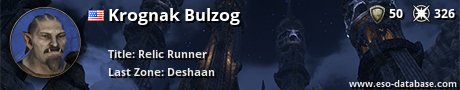 Signatur von Krognak Bulzog