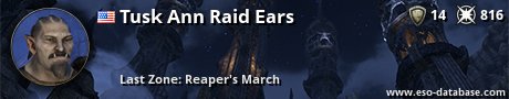 Signatur von Tusk Ann Raid Ears