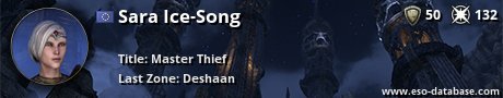 Signatur von Sara Ice-Song