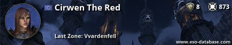 Signatur von Cirwen The Red