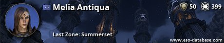 Signatur von Melia Antiqua