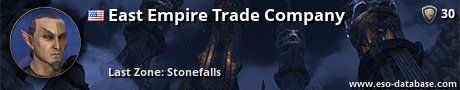Signatur von East Empire Trade Company