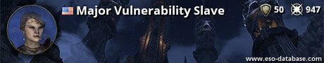 Signatur von Major Vulnerability Slave