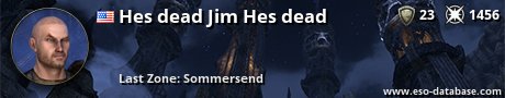 Signatur von Hes dead Jim Hes dead