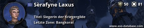 Signatur von Sèrafyne Laxus