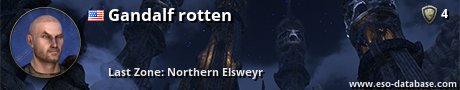 Signatur von Gandalf rotten