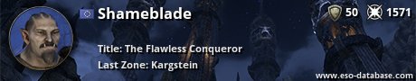 Signatur von Shameblade