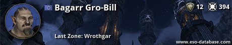 Signatur von Bagarr Gro-Bill