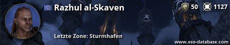 Signatur von Razhul al-Skaven