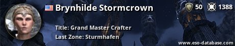 Signatur von Brynhilde Stormcrown