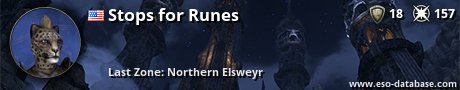 Signatur von Stops for Runes