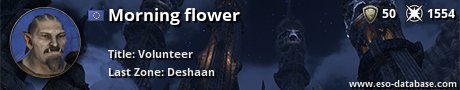 Signatur von Morning flower