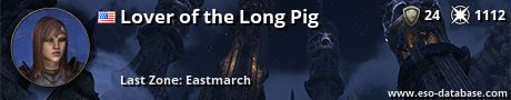 Signatur von Lover of the Long Pig