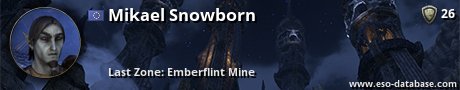 Signatur von Mikael Snowborn
